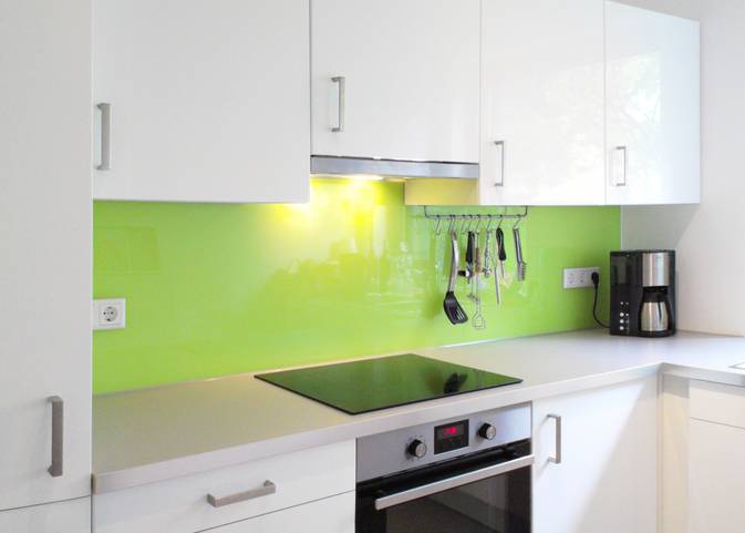 Küchenrückwand hellgrün