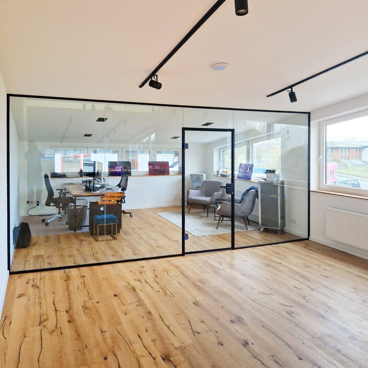 Glastrennwände fürs Büro - Glaserei Gassewitz